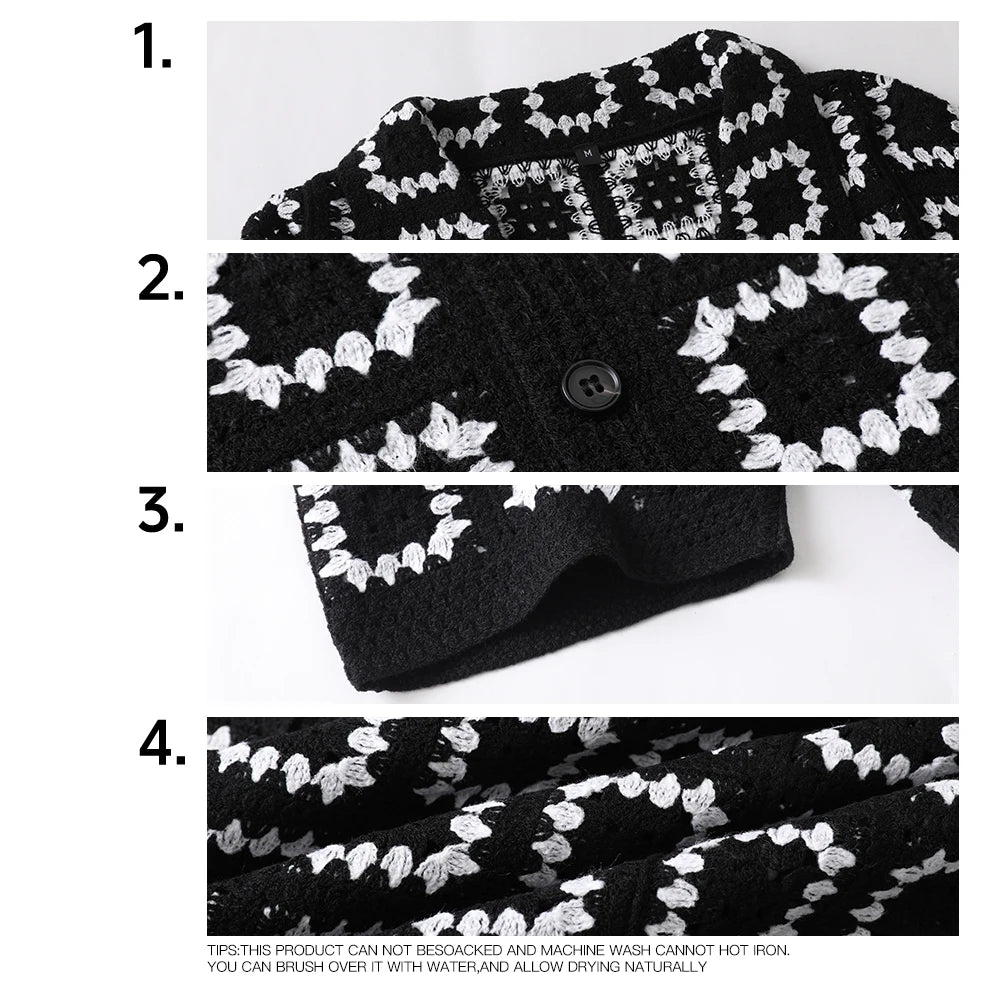 Men's Short Sleeves Summer Knitted Printing Fashion Short-Sleeved Breathable Casual Slim Soft Loose Tops Men US Size