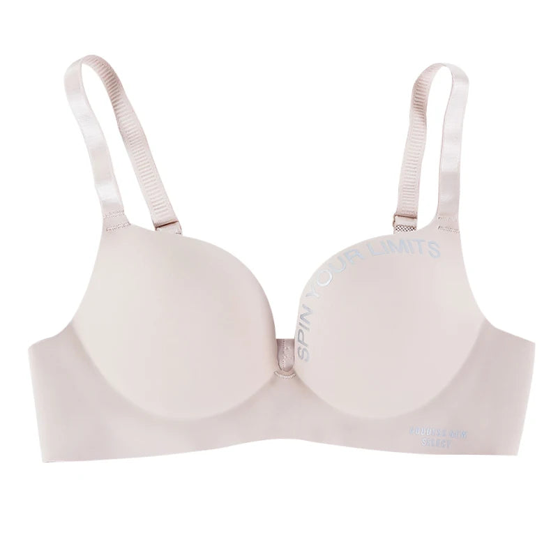 Seamless Bras for Women Push Up Bras No Wire Brassiere A B Cup Underwear Sexy Bralette Three Quarters(3/4 Cup)  Lingerie