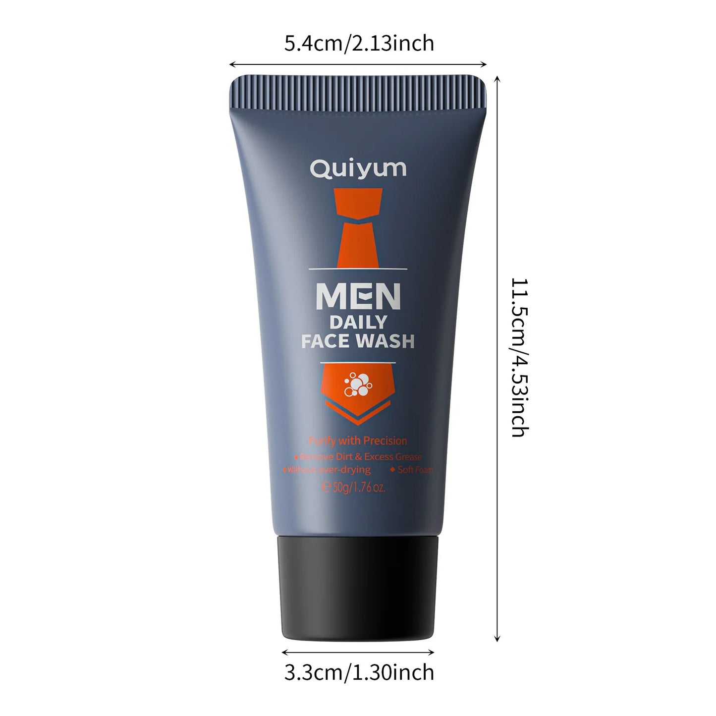 Men Facial Foaming Cleanser Deeply Cleansing Oil Control Moisturizing Blackhead Removal Skin Care Face Wash Foam Cleanser