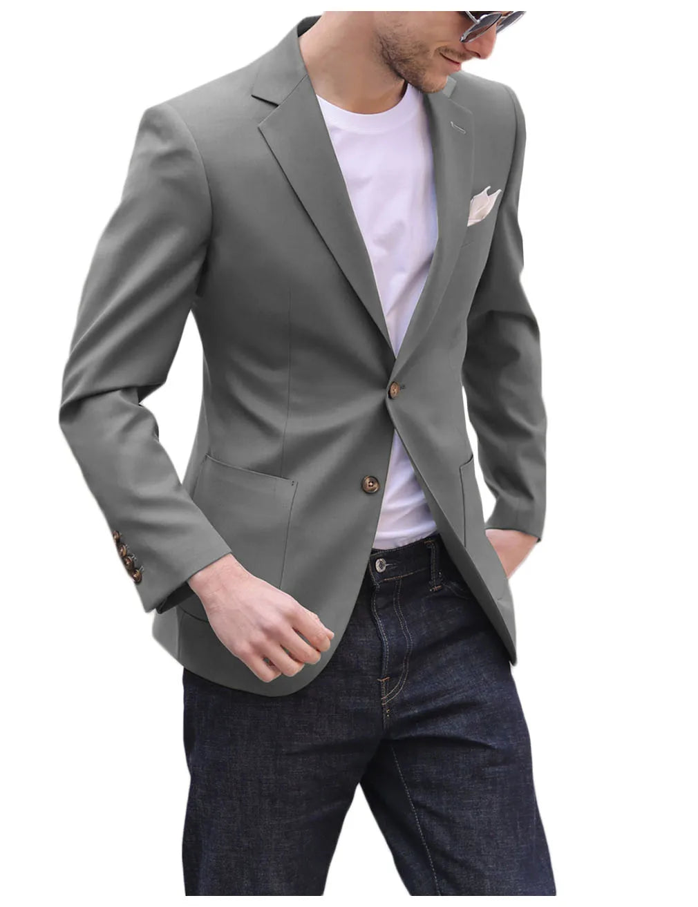 High Quality Olive Green Men's Suits Slim Fit Formal Business Casual jacket Bespoke Peaked Lapel Blazer Wedding Groom Dress