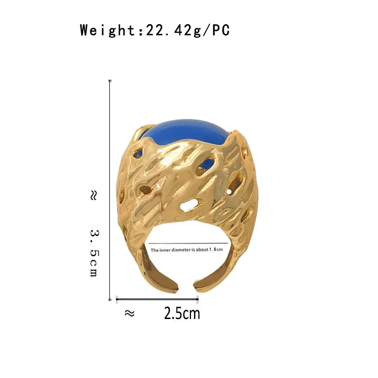 Fashion Jewelry Geometric Big Rings For Women Female Gifts Finger Accessories