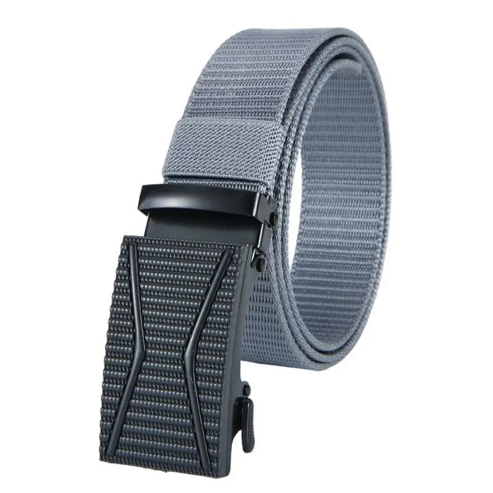 Men Nylon Belt Alloy Buckle Breathable Elastic Belts Men Cowboy Designer Belt Outdoor Casual Tactical Waistbelt Gifts