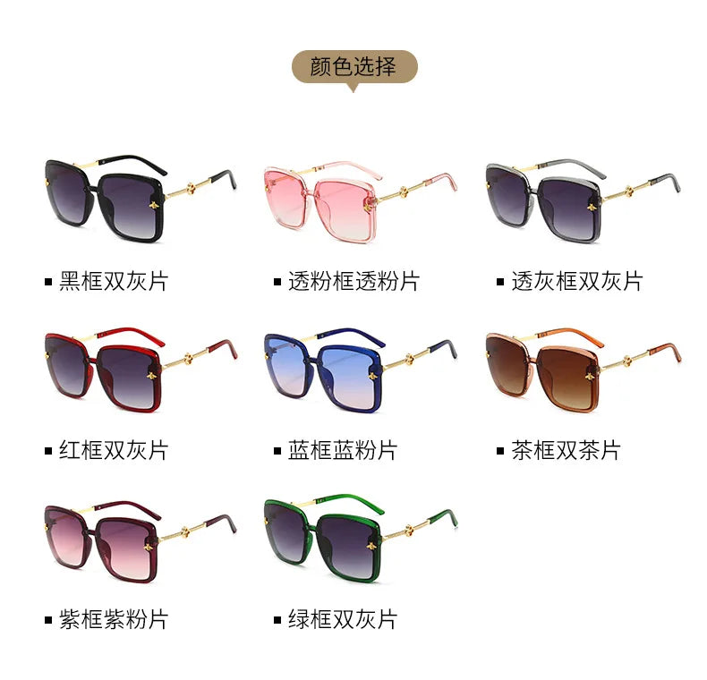Sunglasses Woman 2023 Luxury Brand Designer Fashion Unisex High Quality Sun Glasses Eyewear Ladies Female Square Goggle UV400