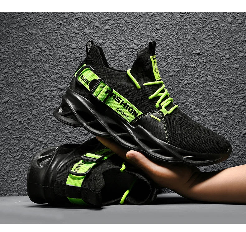 Sneakers Men Mesh Breathable Casual Men Shoes Unisex Light Soft Thick Sole Hole Couple Shoes Athletic Sneakers Women Shoes