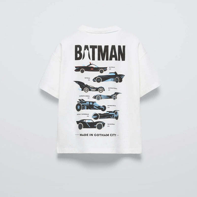 Boys' T-shirt Children's Round Neck Short Sleeved Top New Style For Young Children Fashionable Printed T-shirt Kids Casual Wear