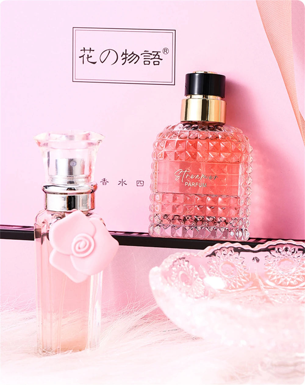 4Pcs Set Women's Perfume 100ml Fresh Natural Floral Scent Parfum Femme Spray Feminino Original Perfumes De Mujer