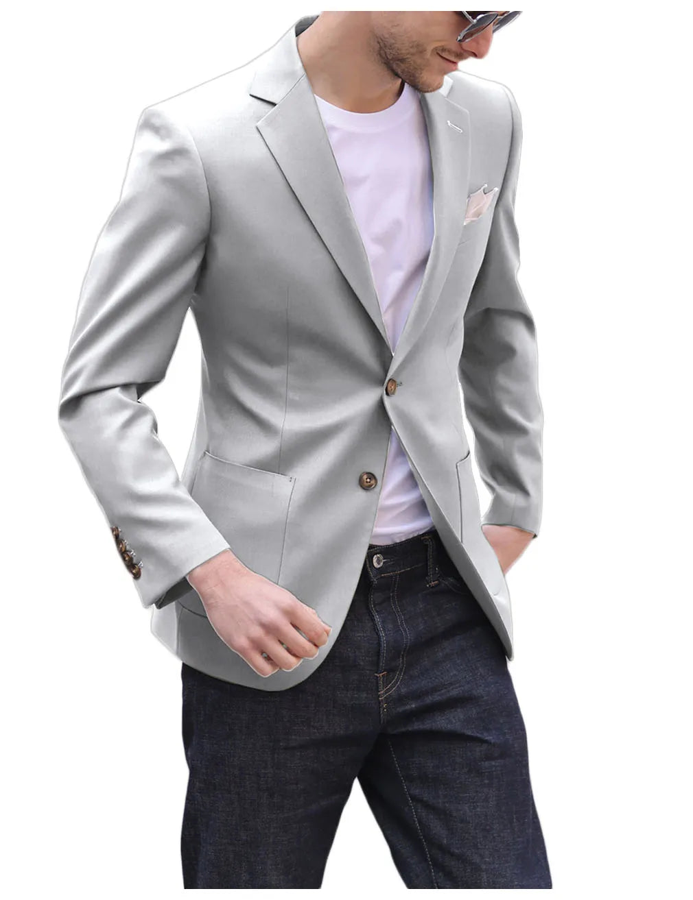 High Quality Olive Green Men's Suits Slim Fit Formal Business Casual jacket Bespoke Peaked Lapel Blazer Wedding Groom Dress