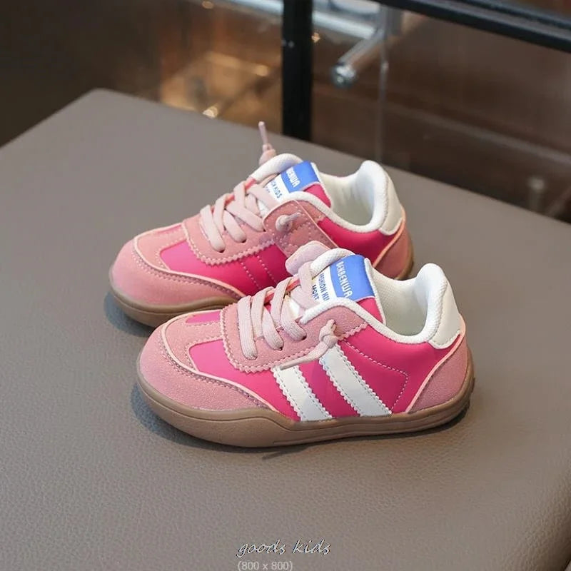 Autumn Winter Children's Casual Shoes Girls' Sneakers Fashion Children's Breathable Running Soft Shoes Size 22-31 Toddler 3Color