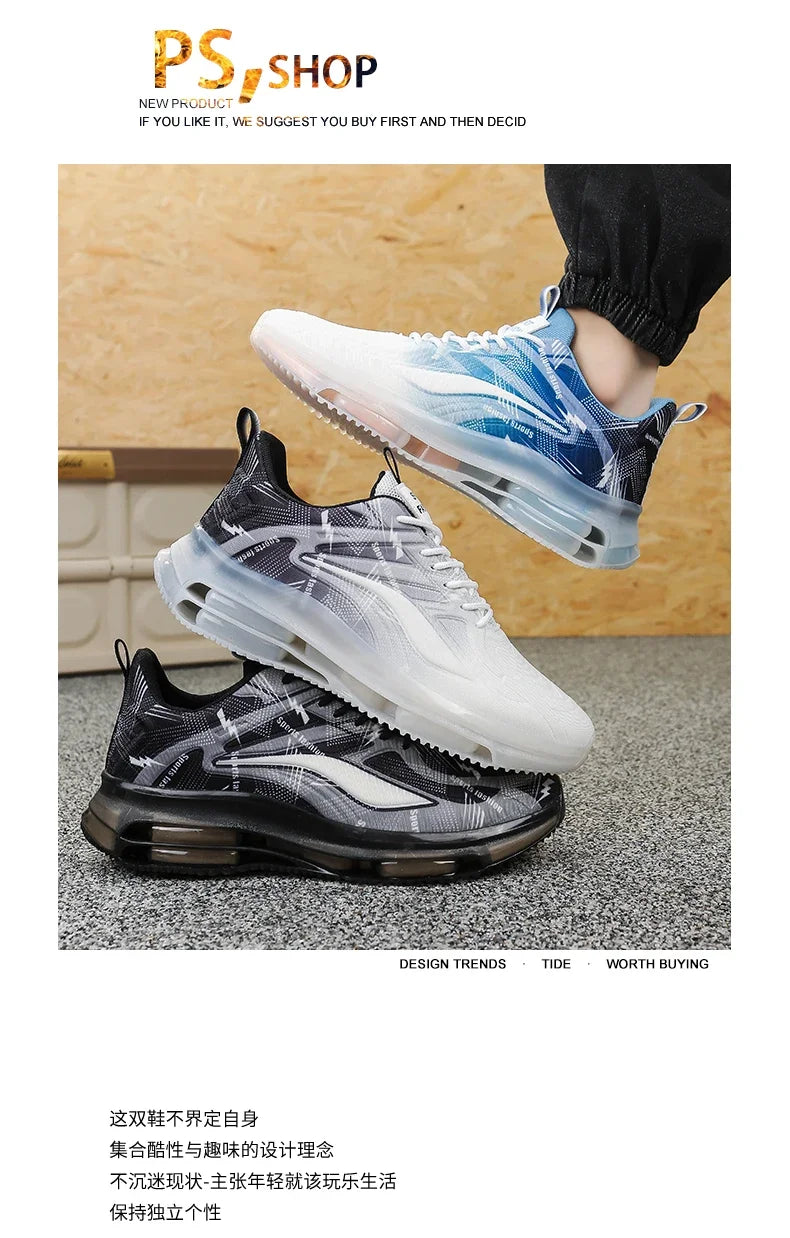 Fashion Sneakers for Men and Women,Non Slip Casual Sneakers Outdoor Athletic Sport Running Shoes Large Sizes 36-47