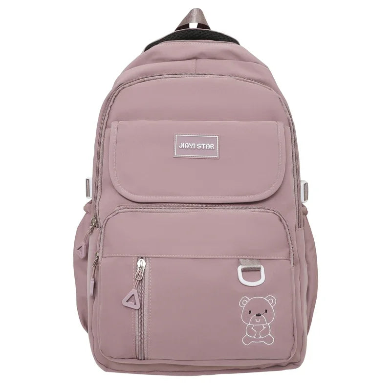 Backpack Female New Travel Bag High School Student Schoolbag Large Capacity Korean Version Leisure Computer
