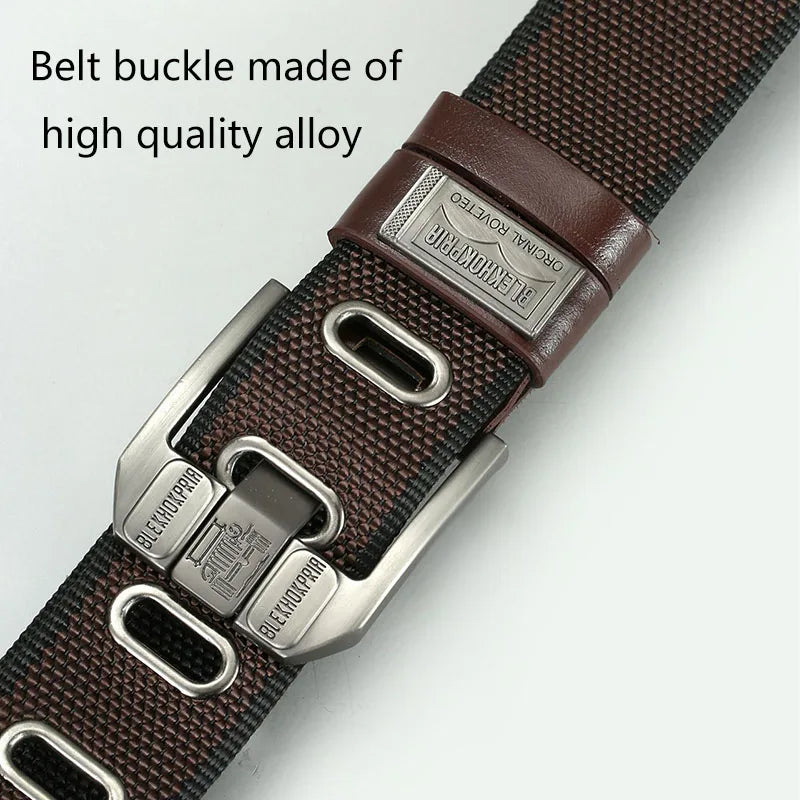 Men's Pin Buckle Youth Overalls Canvas Waistband Belt Casual Retro Decorative Belt Fashion High Quality Webbing Belt c032