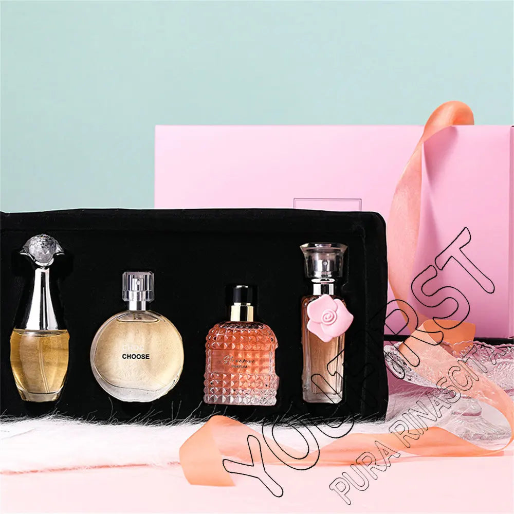 4Pcs Set Women's Perfume 100ml Fresh Natural Floral Scent Parfum Femme Spray Feminino Original Perfumes De Mujer