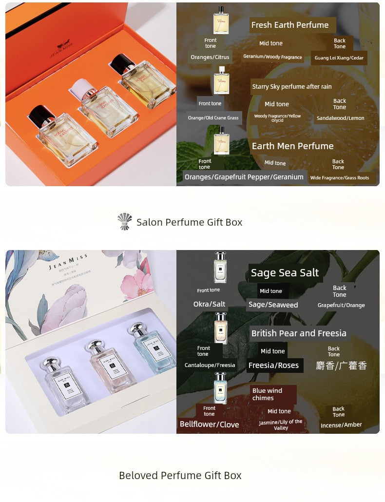 Dozens of Big Brand Perfume Gift Boxes for Men Perfume for Women Lasting Fragrance Suit Holiday Gifts Genuine Goods