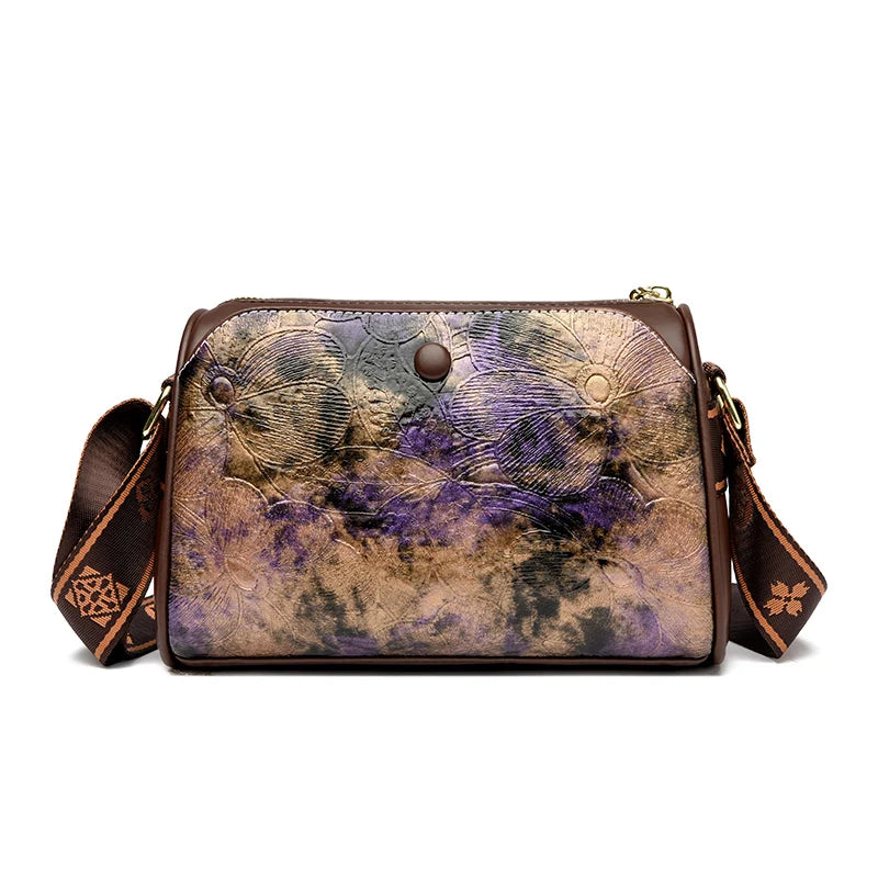 Women High Quality Soft Leather Shoulder Bags Luxury Designer Purses Crossbody Bag Ladies Vintage Messenger Commuting Sac A Main