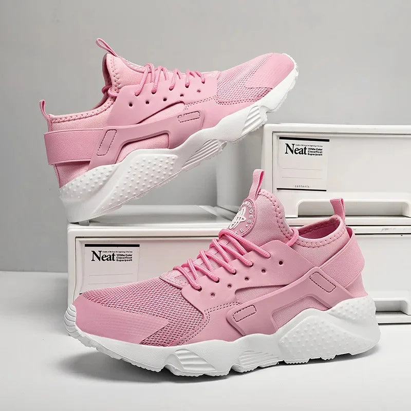 Size 36-47 Casual Sports Shoes for Men and Women Lightweight Mesh Breathable Summer Running Shoes, Fashionable EVA Outsole