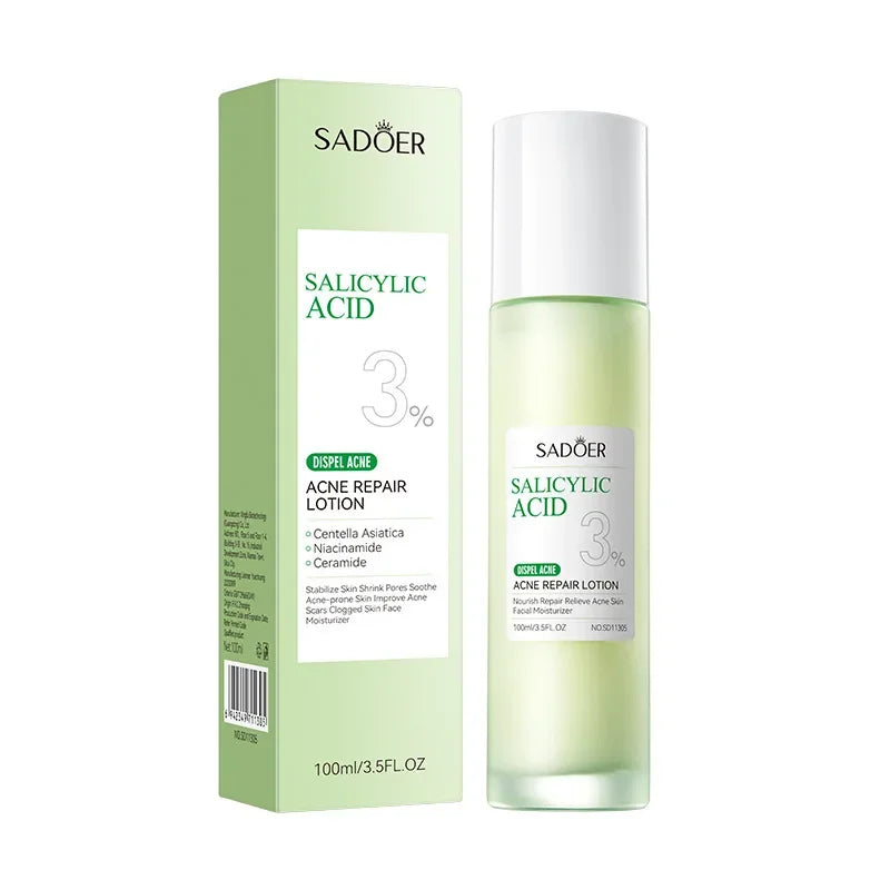 Salicylic Acid Cleansing Essence Lotion Moisturizing and Hydrating Face Cream Acne Amino Acid Skin Care Series
