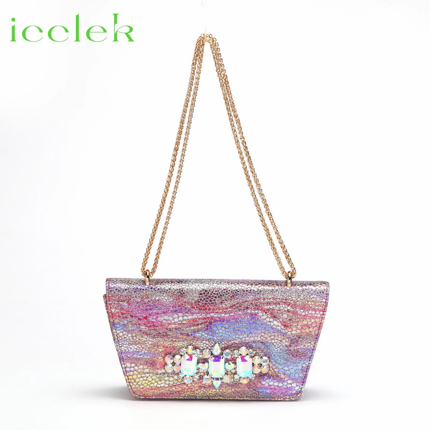 New Arrivals Special Design Pink Color African Women Shoes and Bag Set Pointed Toe Sandals for Wedding Party