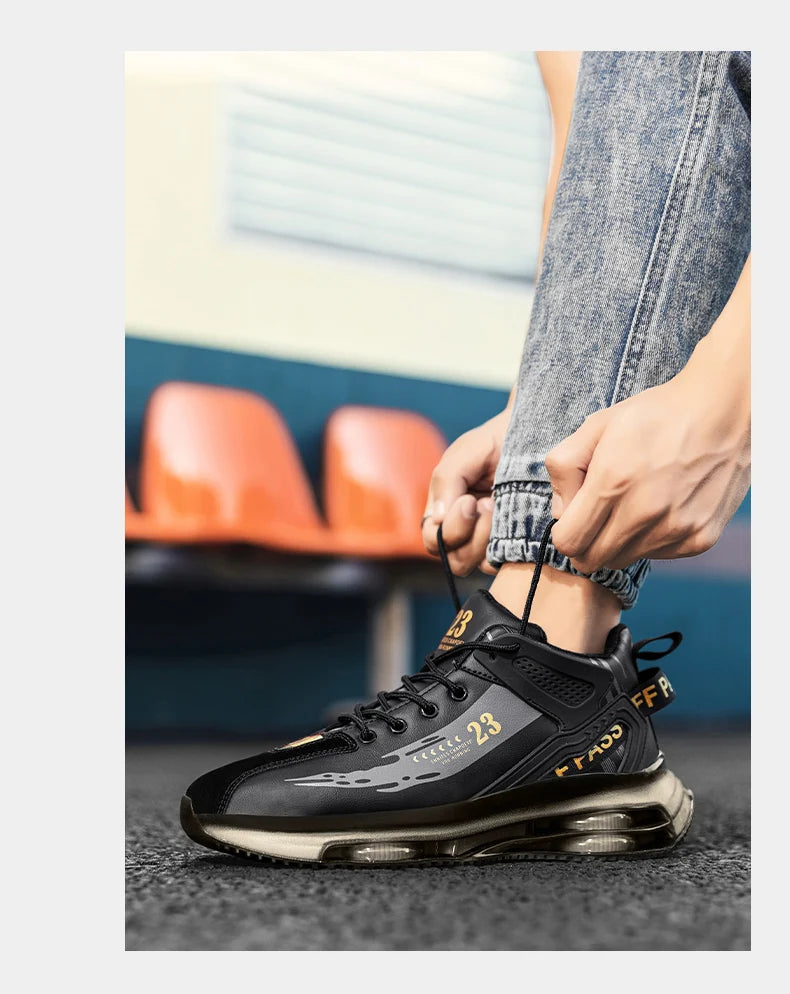 Men Sneaker Shoes Casual Sports Basketball Shoes for Men High Top Male Running Shoes Walking Style Shoes Fashion Footwear