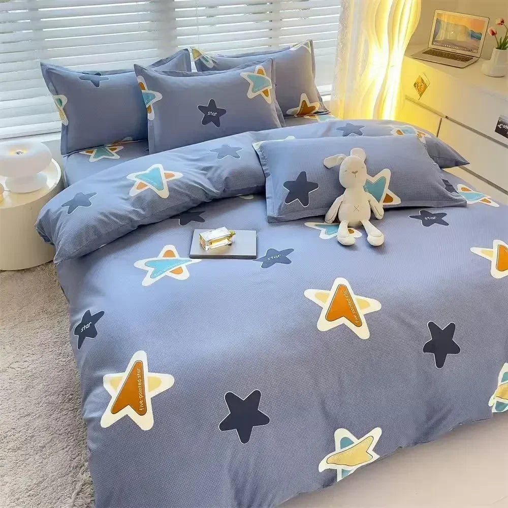 New Winter Warm Green Checkered Duvet Cover 140cm * 200cm 160cm * 200cm 180cm * 200cm Single Bed Double Bed QUEEN SIZE Bed Sack