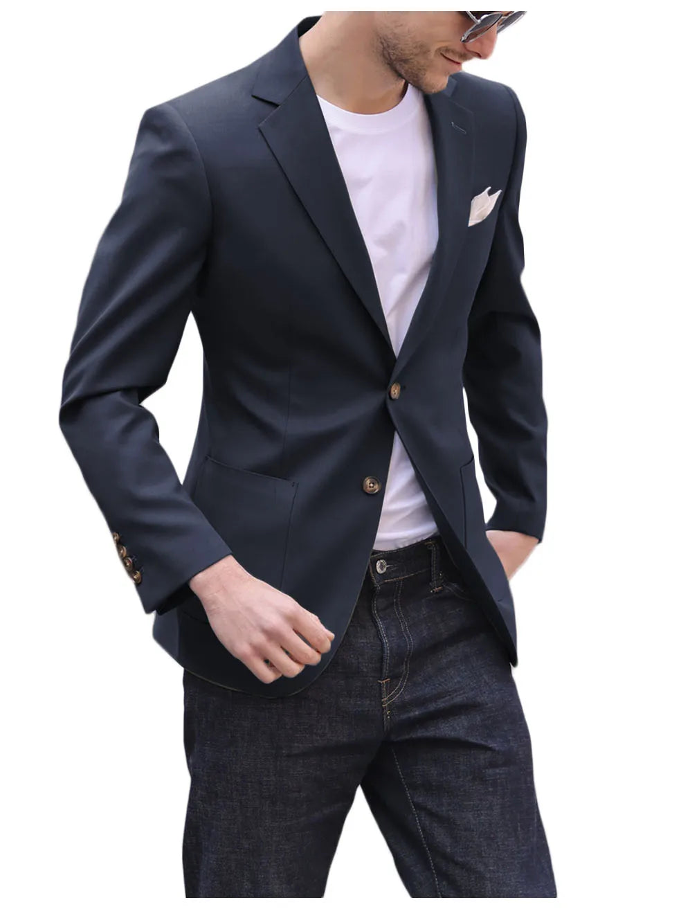 High Quality Olive Green Men's Suits Slim Fit Formal Business Casual jacket Bespoke Peaked Lapel Blazer Wedding Groom Dress