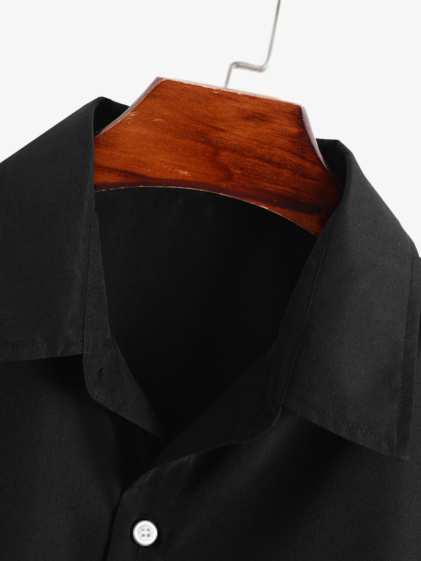 New short-sleeved shirt men's summer thin section trend Slim business casual half-sleeved shirt