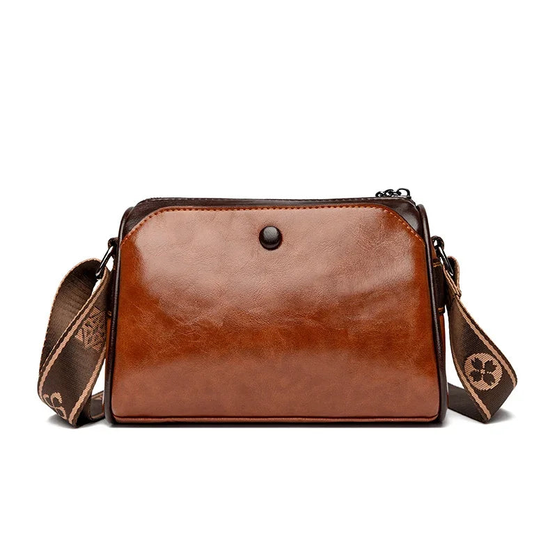 Women High Quality Soft Leather Shoulder Bags Luxury Designer Purses Crossbody Bag Ladies Vintage Messenger Commuting Sac A Main