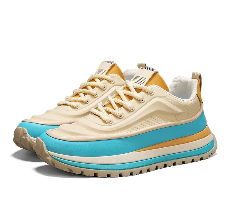 New Shoes for Men Chunky Sneaker Thick-soled Casual Sport Shoes Street Trend Colors Height Increasing Platform Shoes