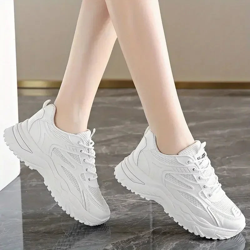 Sneakers Shoes for Women Sports Woman Footwear High on Platform Athletic New Arrival 2024 A Daily Routine 39 Aesthetic Deals In