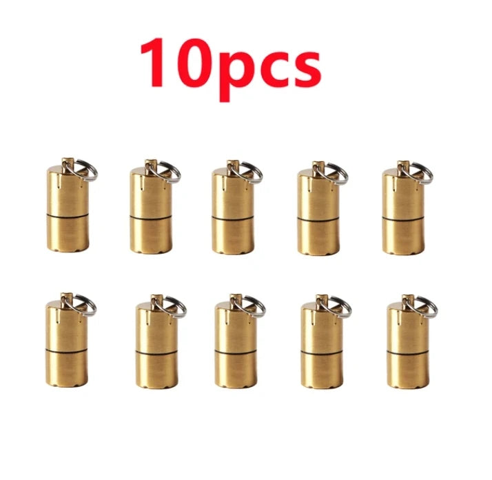 Mini Keychain Lighter Sand Wheel Paraffin Lighter Keychain Outdoor Portable Lighter Ignition Gadgets