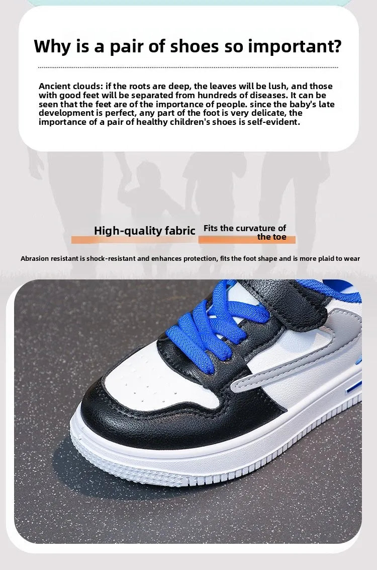 Children's Rotating Button Sports Shoes Breathable Mesh Single Net Shoe Summer New Arrival Middle Large Children Flat Shoes