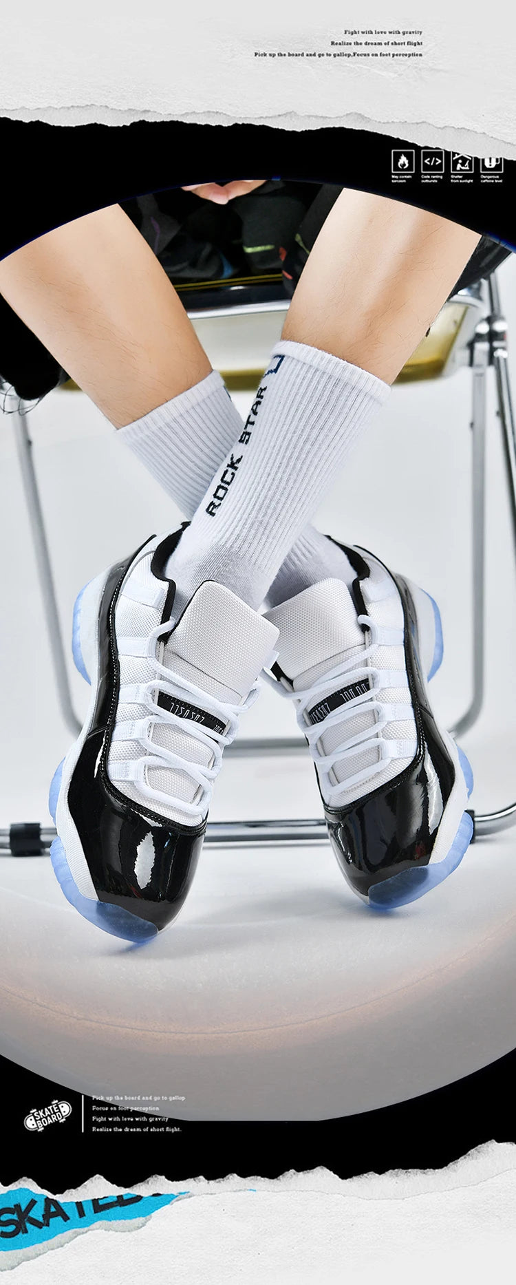 Shoes Men's Shoes Leather Retro Low-Top Basketball Trendy Shoes Men's and Women's Comfortable Casual Shoes Sports Shoes