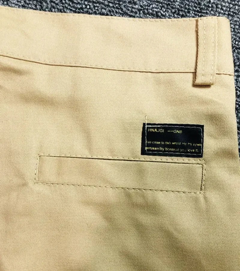 Shorts for Men with Zippers Cargo Pockets Man Short Pants Blue Cotton Loose Fashion No Logo Y2k Personalizate Korean Style Xl