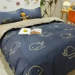 Pure Cotton Duvet Cover, Single Piece Quilt Cover, Student Dormitory Single Personality, Anti-static, Winter, 150x200x230cm