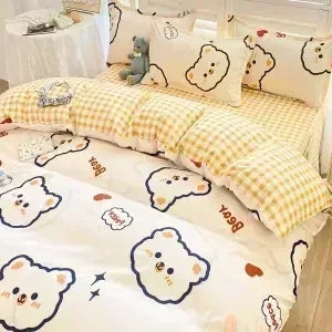 Pure Cotton Duvet Cover, Single Piece Quilt Cover, Student Dormitory Single Personality, Anti-static, Winter, 150x200x230cm