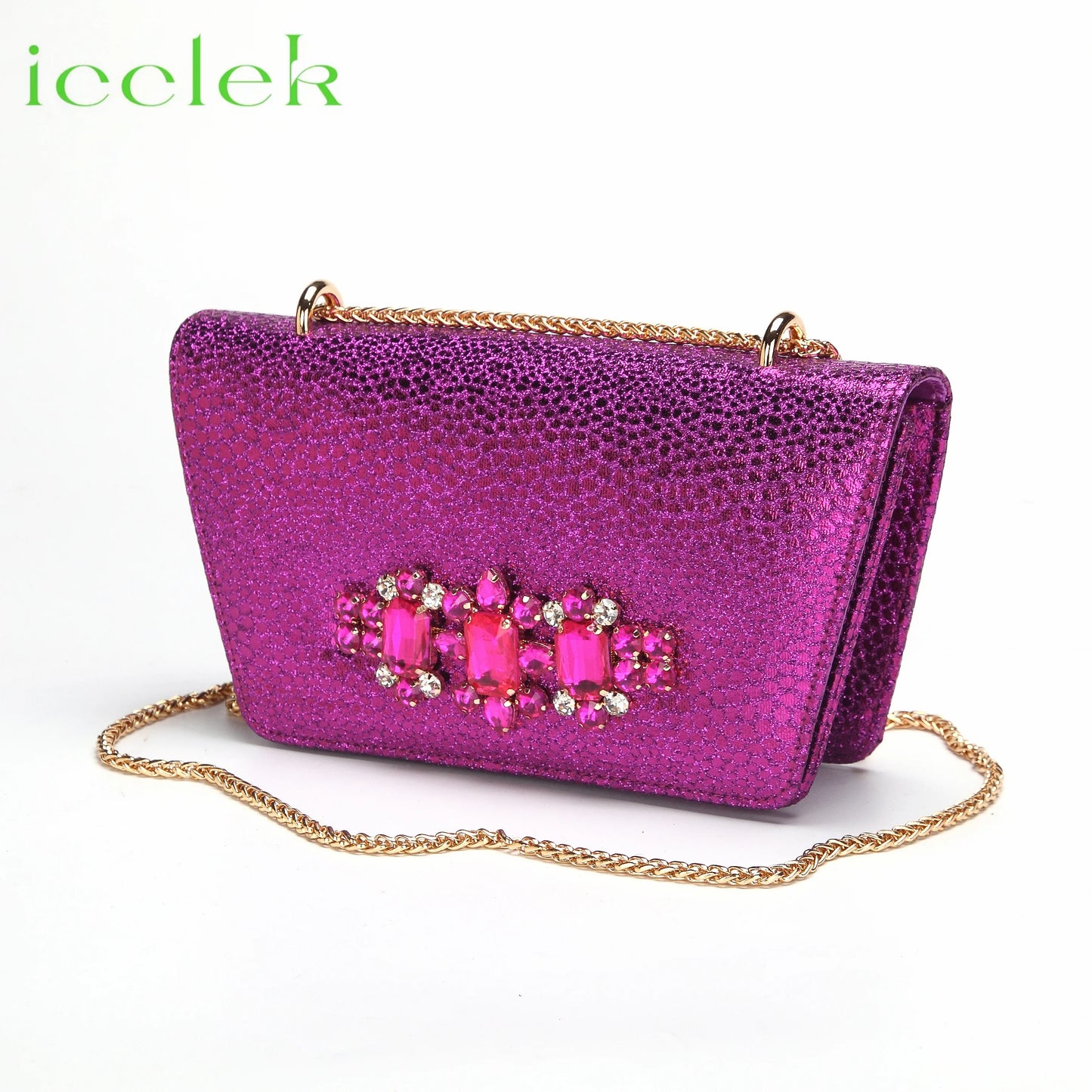 New Arrivals Special Design Pink Color African Women Shoes and Bag Set Pointed Toe Sandals for Wedding Party