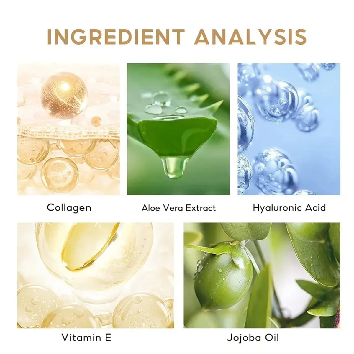 Vitamin C Liquid Serum Oil Facial Serum Hyaluronic Acid Face Serum Skin Care