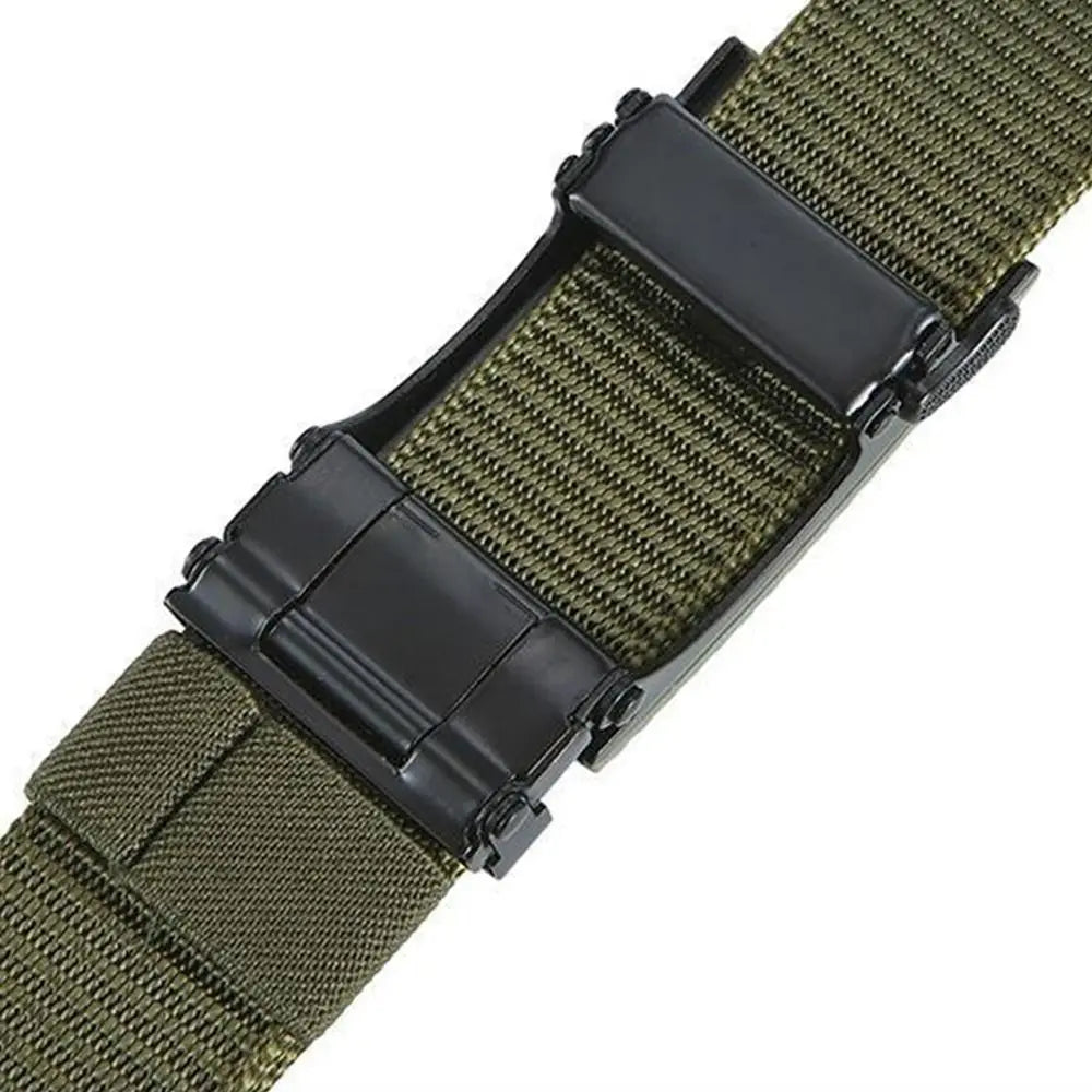 Men Nylon Belt Alloy Buckle Breathable Elastic Belts Men Cowboy Designer Belt Outdoor Casual Tactical Waistbelt Gifts