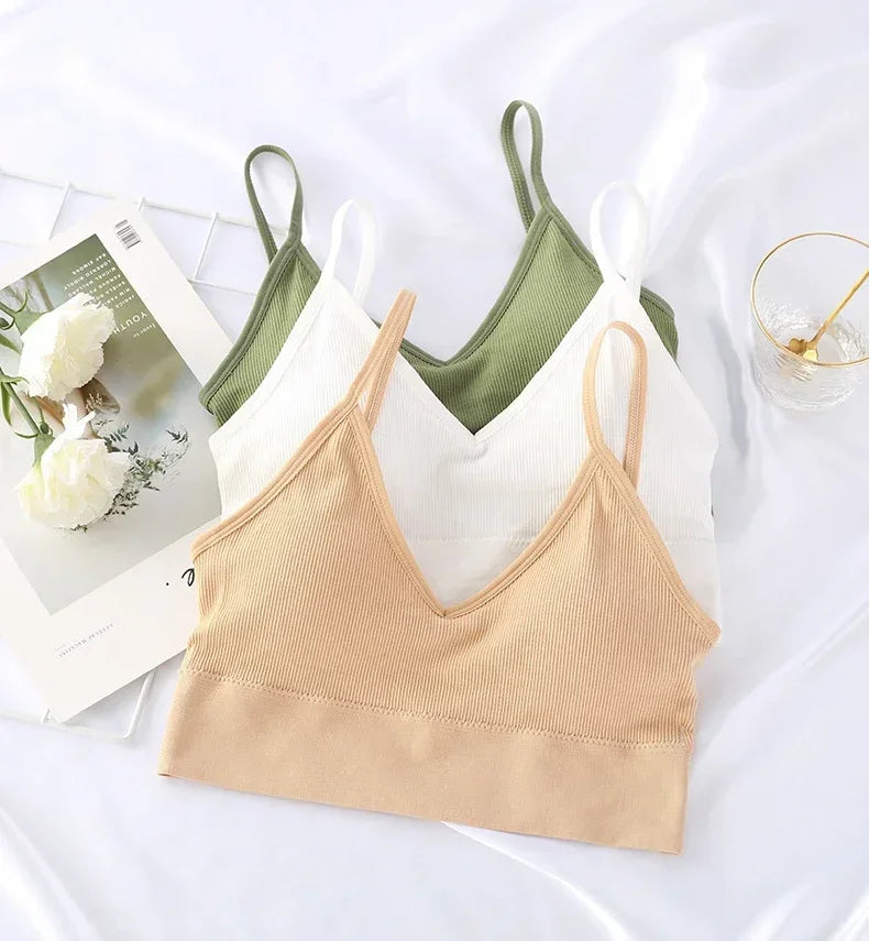 Seamless Women Push Up Bra Beautiful Back Bras Fitness Tops Brassiere Bralette Female Tube Top Underwear with Chest Pad