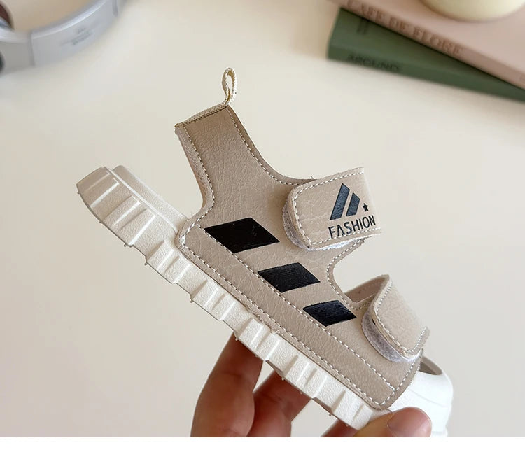 Kids Sandals Children Summer Beach Shoes for Boys Girls Toddlers Little Boy Sandals Fashion 2025 New Toes-covered Anti-kick Soft