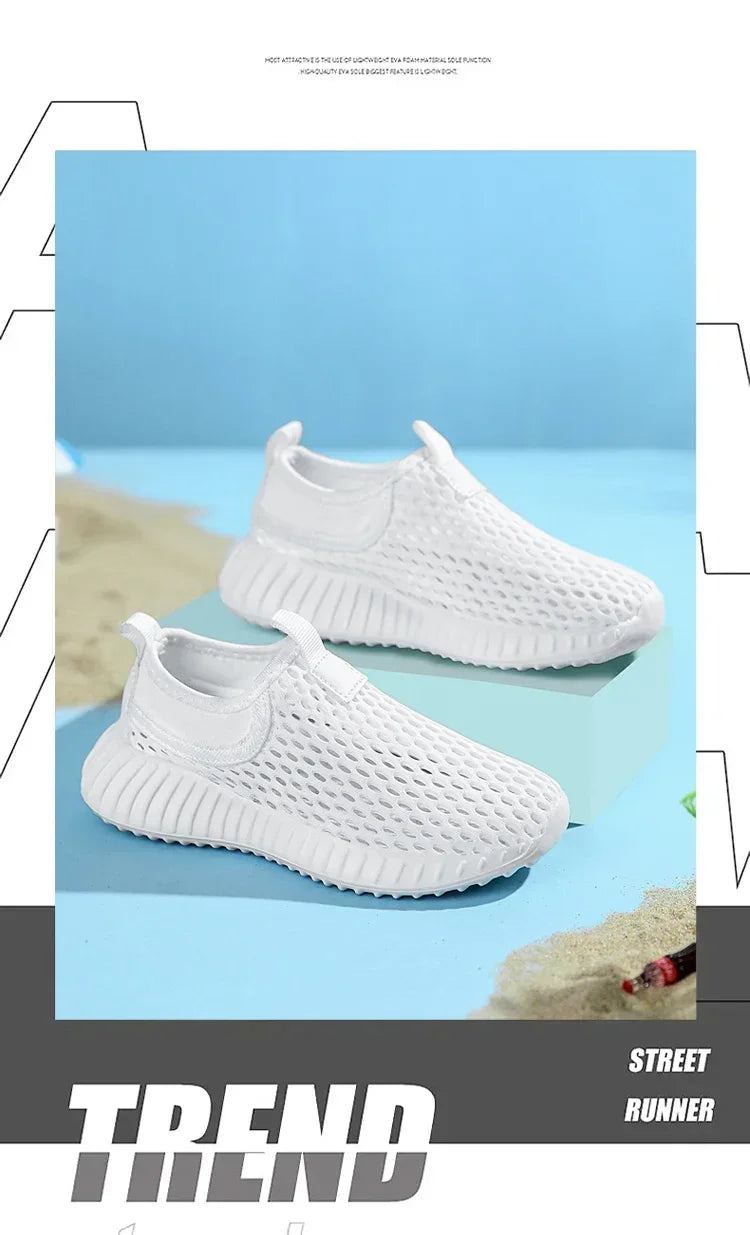 Sports Shoes for Children Summer Fashion Kids Running Shoes Boys Sneakers Tennis Girl Mesh Breathable Trainers Zapatillas Niño 8
