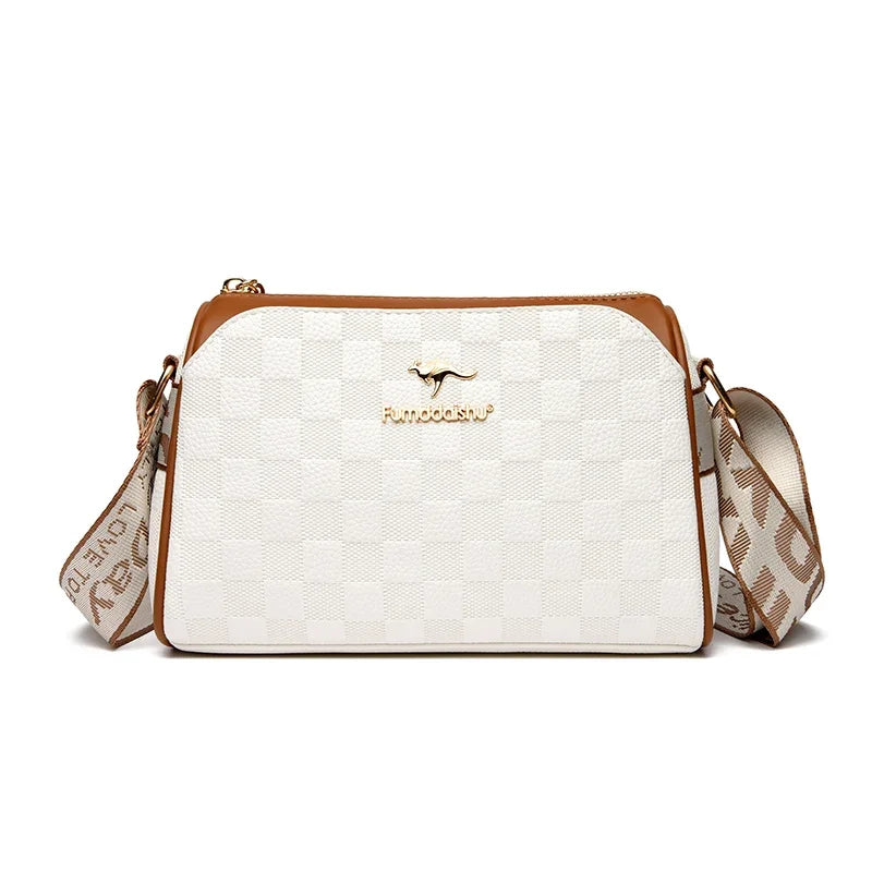 Women High Quality Soft Leather Shoulder Bags Luxury Designer Purses Crossbody Bag Ladies Vintage Messenger Commuting Sac A Main