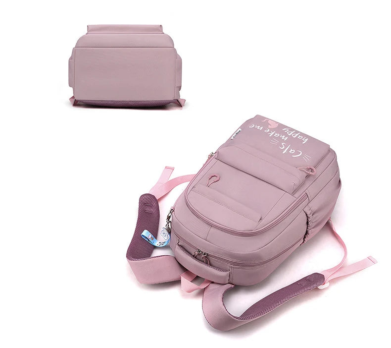 Backpack School Bag Girl Back Pack For Children Kid Child Teenager Female Class Schoolbag Primary Women Bagpack Teen Bookbag Kit
