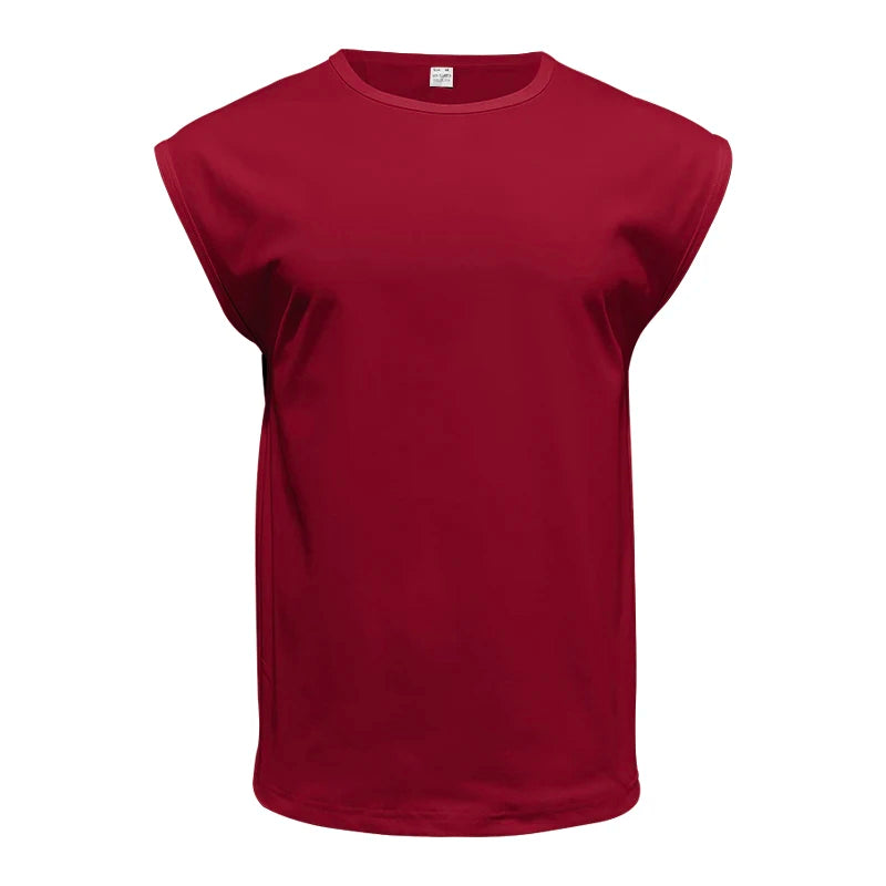 Men's Wear New Sleeveless T-shirt Men's Summer Leisure Sports Loose fitting Men's Short  vest sir