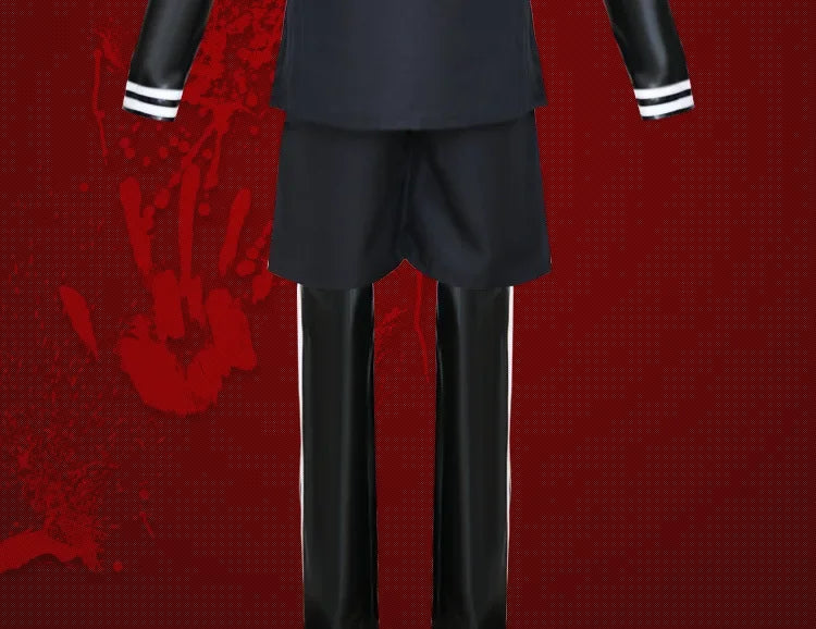 2025halloweenTakGhoul Anime Cosplay Costumes pour hommes, veste à capuche, pantalon, short, ensemble complet de tenues, perruque