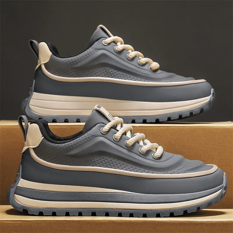 New Shoes for Men Chunky Sneaker Thick-soled Casual Sport Shoes Street Trend Colors Height Increasing Platform Shoes