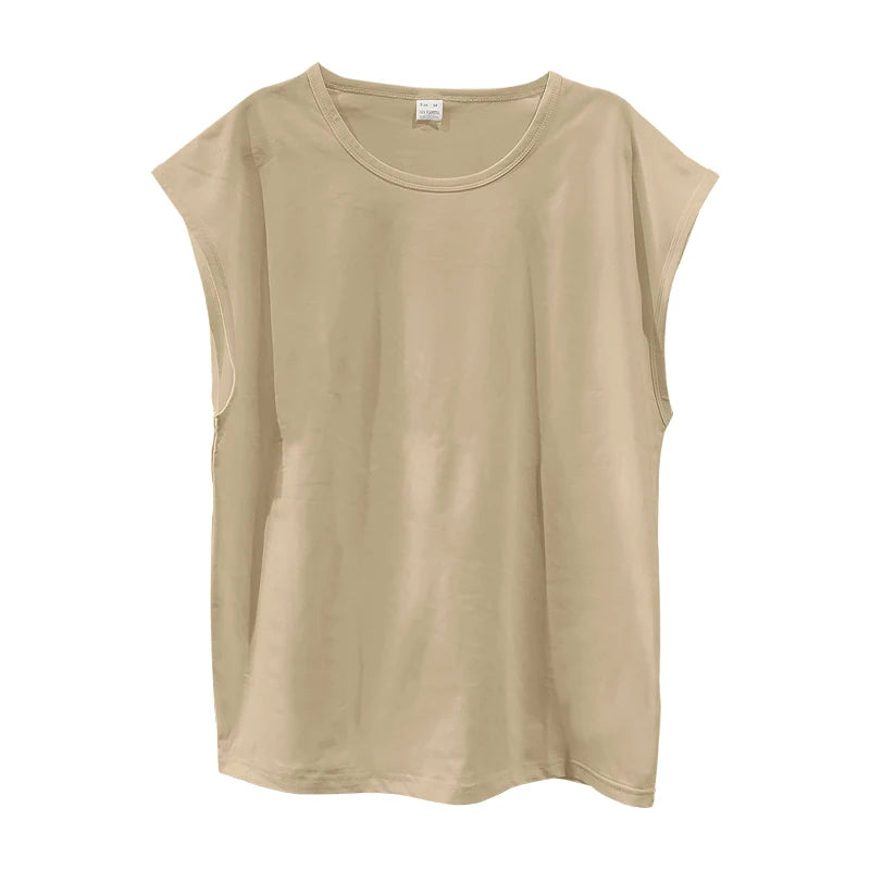 Men's Wear New Sleeveless T-shirt Men's Summer Leisure Sports Loose fitting Men's Short  vest sir