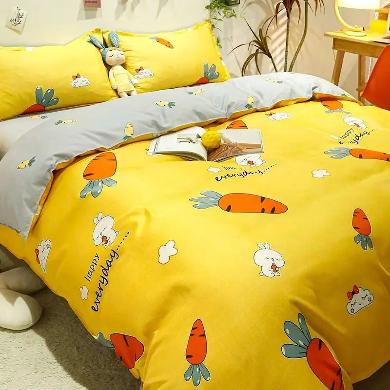 Pure Cotton Duvet Cover, Single Piece Quilt Cover, Student Dormitory Single Personality, Anti-static, Winter, 150x200x230cm