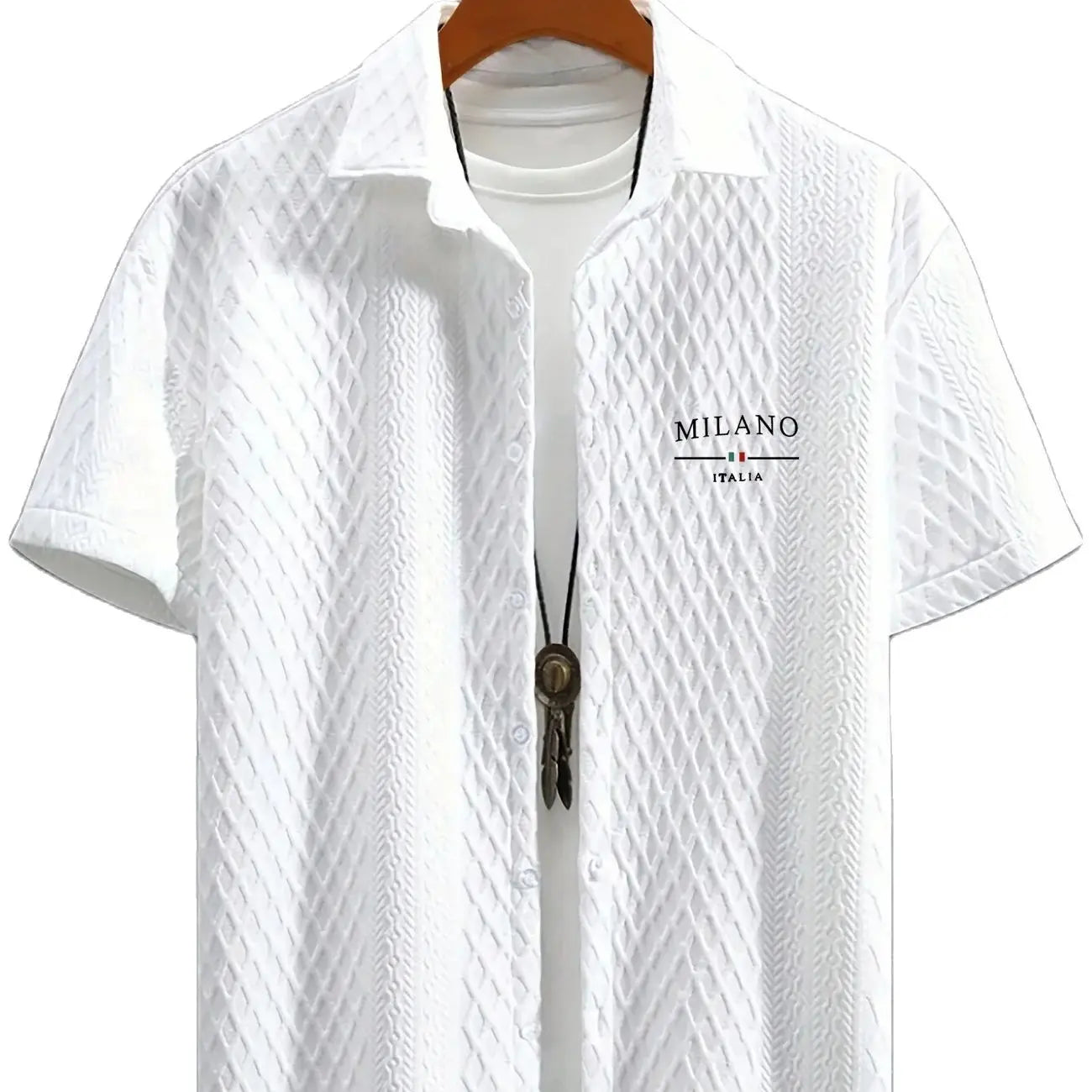 Men's Oversized Streetwear Short Sleeve Shirt - Hip Hop Trendy Loose Fit T-Shirt - Urban Fashion Style