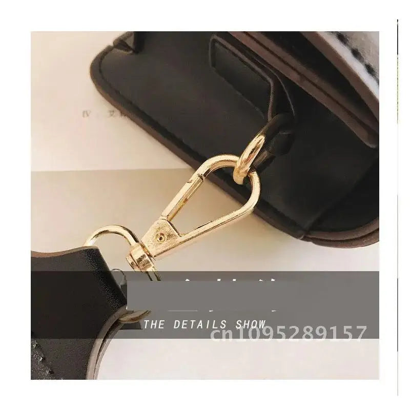 Small Square Bag Black Bag Women's New Shoulder Bag Crossbody Bag Women's Fashion Korean New Small Bag