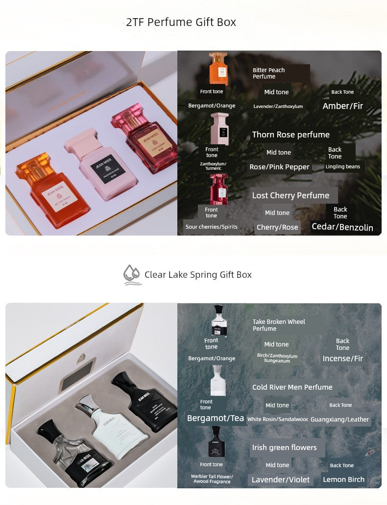 [Official Authentic Products] French Perfume Lasting Fragrance Student White Collar Gift Gift Box for Male and Female Friends